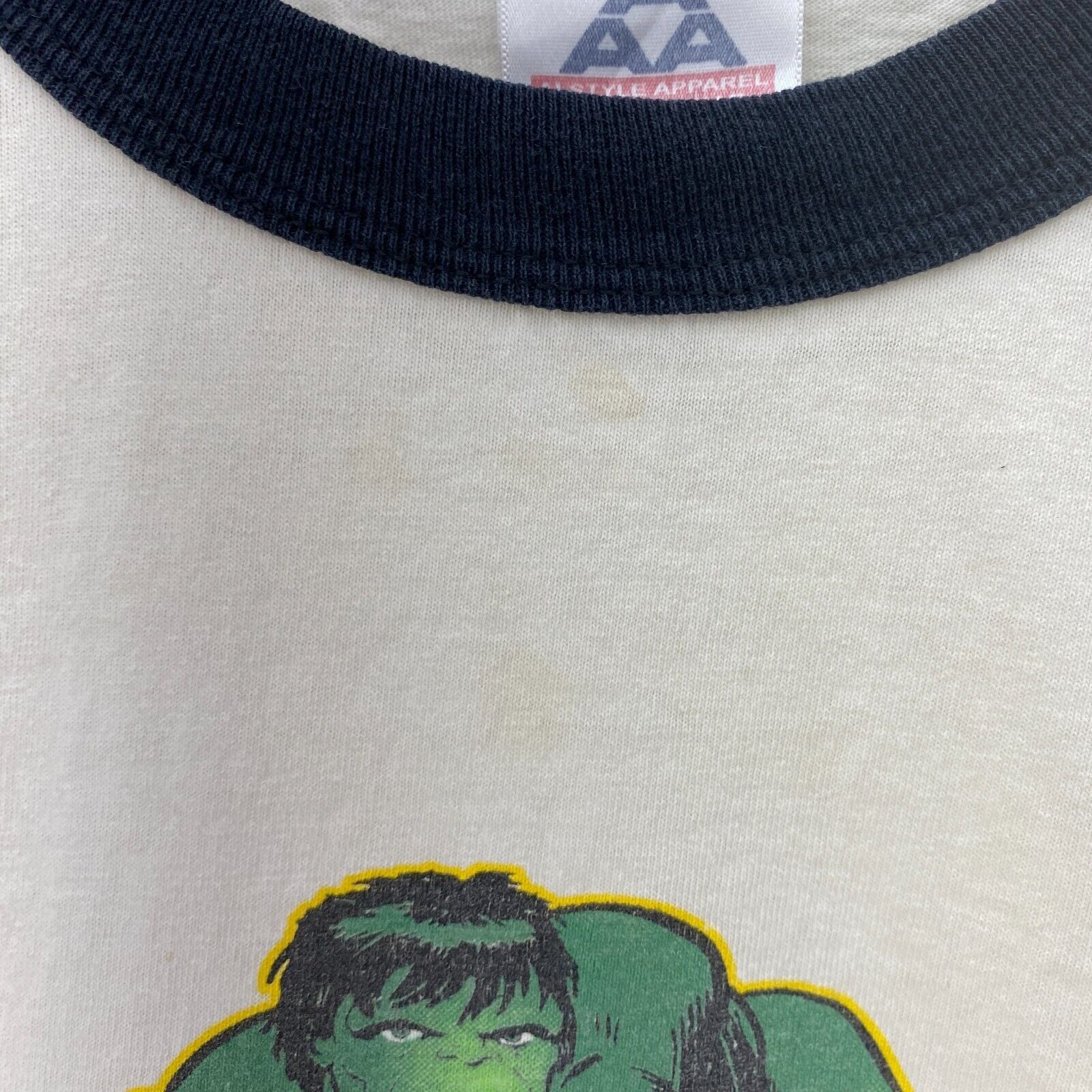 Hulk Marvel Superhero 2000 Comicbook White T-shirt Size L
