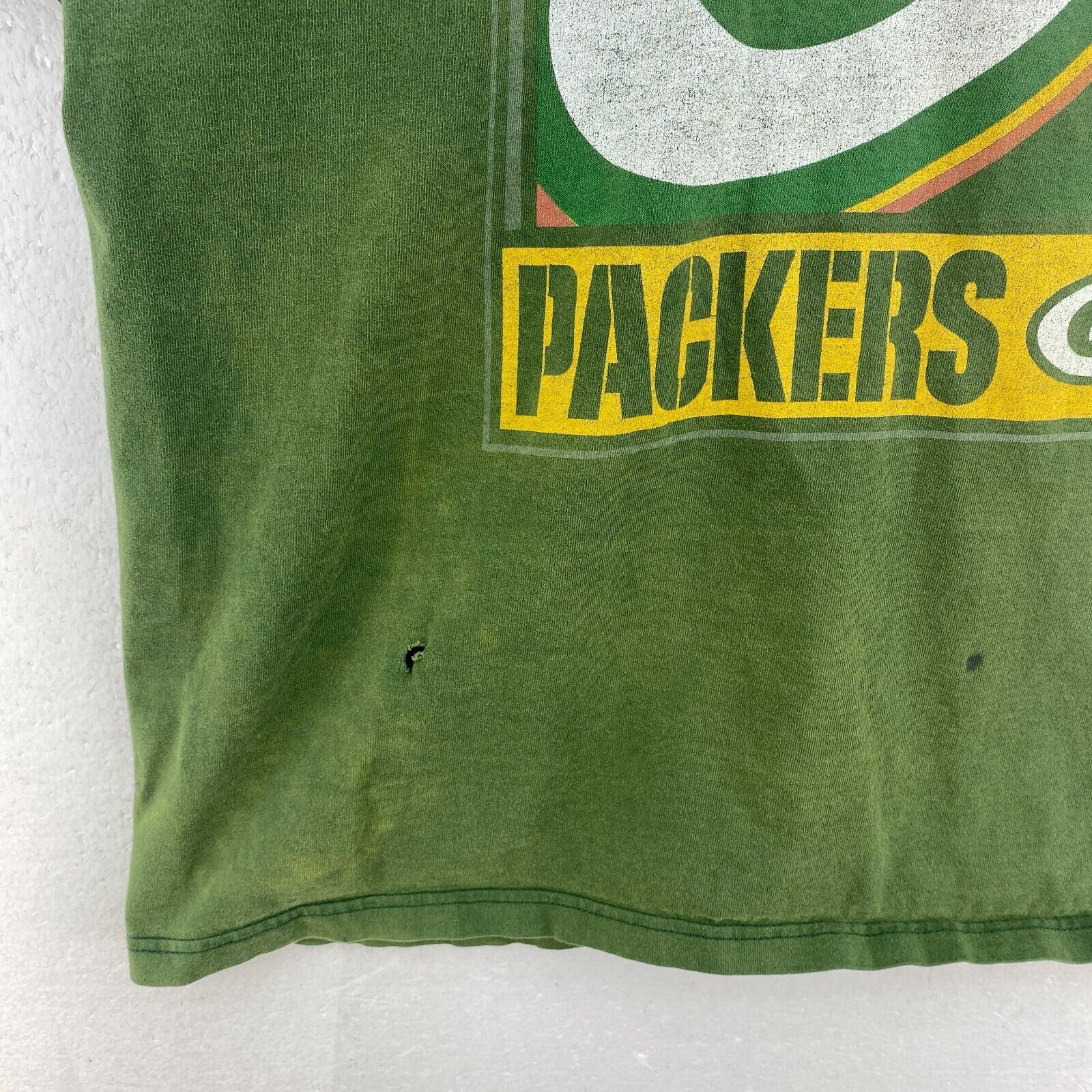 Vintage Pro Player Green Bay Packers NFL Green T-shirt Size XL