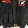 Vintage Dale Earnhardt Racing Nascar Winston Cup Black Snapped Jacket Size XL