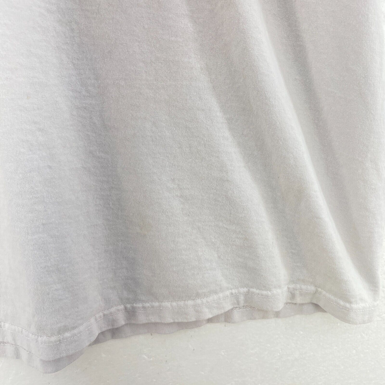 Tommy Hilfiger Logo Vintage White T-shirt Size XL Tee