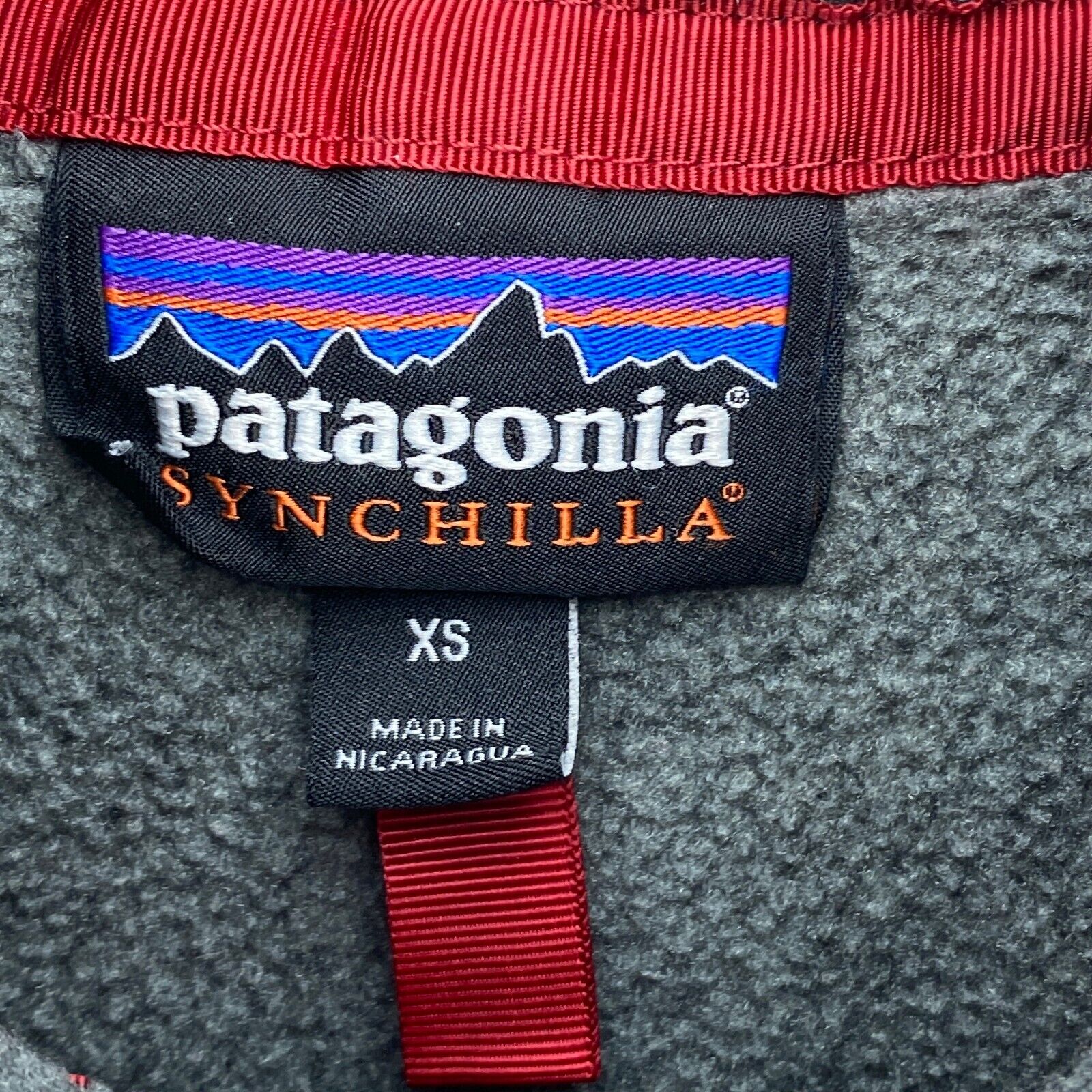 Vintage Patagonia Synchilla Snap-T Gray Fleece Pullover Jacket Size XS
