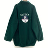 Nautica Competition Green Fleece Jacket Size XL Full Zip Up