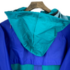 Vintage Columbia Logo Blue Green Light Jacket Size L