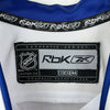 Reebok Vancouver Canucks NHL Manny Malhotra #24 Fight Strap White Jersey Size M