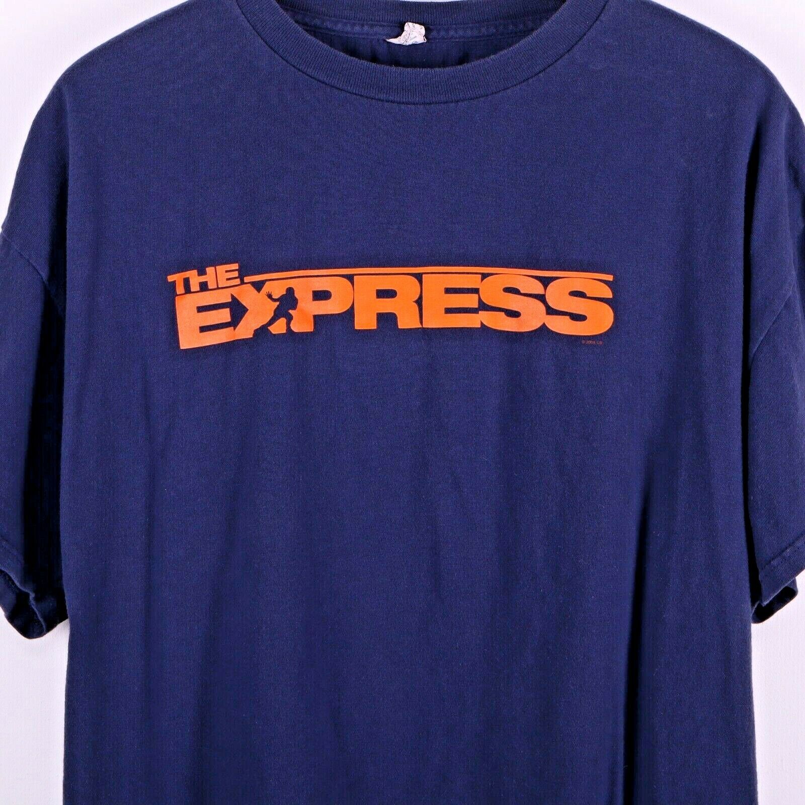 2008 The Express Sports Drama Movie Blue T-shirt Size XL Ernie Davis Football