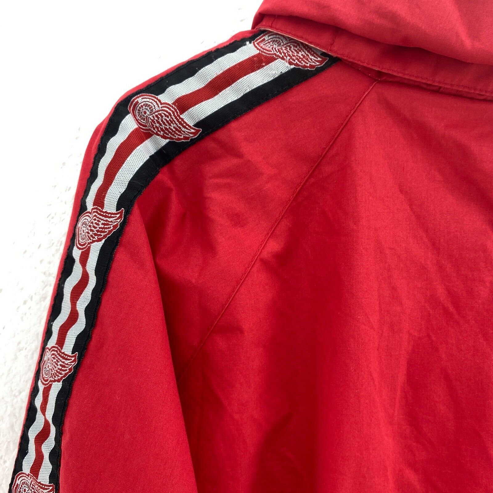 Vintage Pro Player Detroit Red Wings NHL Full Zip Jacket Size L