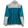 The North Face Denali Blue Gray Fleece Jacket Full Zip Size 14/16 Kids