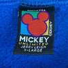 Vintage Disney Mickey Mouse Minnie Mouse Blue Sweatshirt Size XL