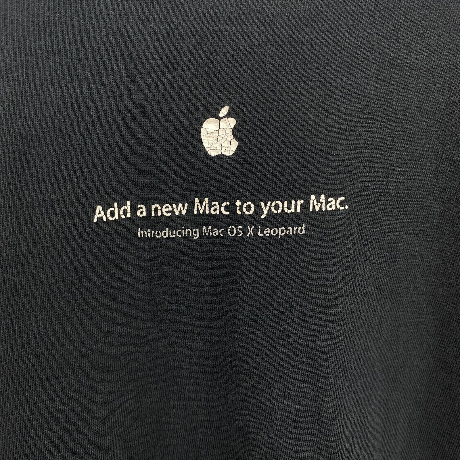 Vintage Apple Generation X Black T-Shirt Size Large