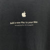 Vintage Apple Generation X Black T-Shirt Size Large