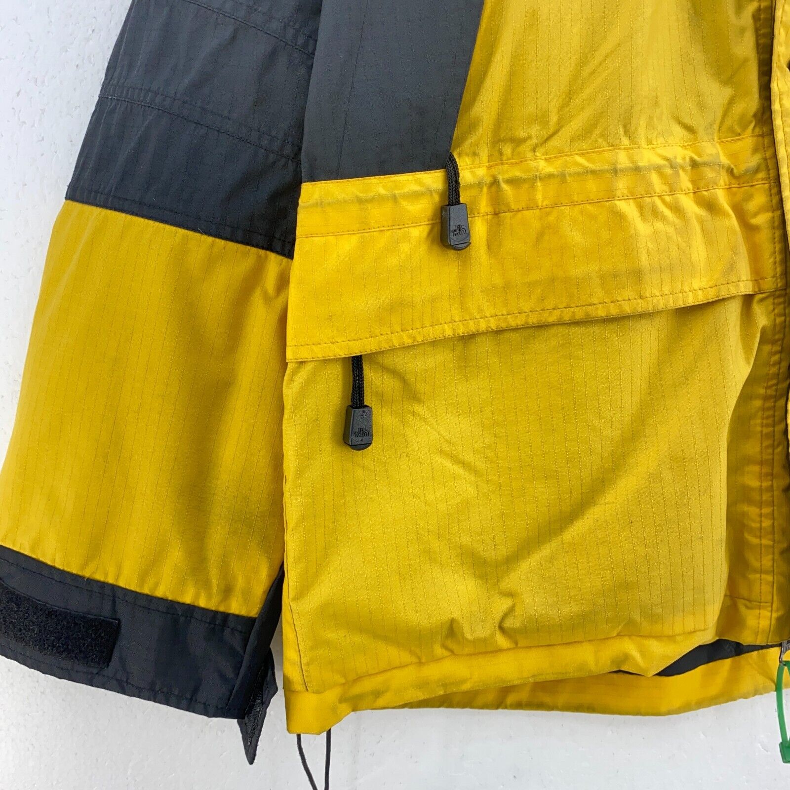The North Face Summit Series Gore-Tex Full Zip Yellow Waterproof Jacket Size S