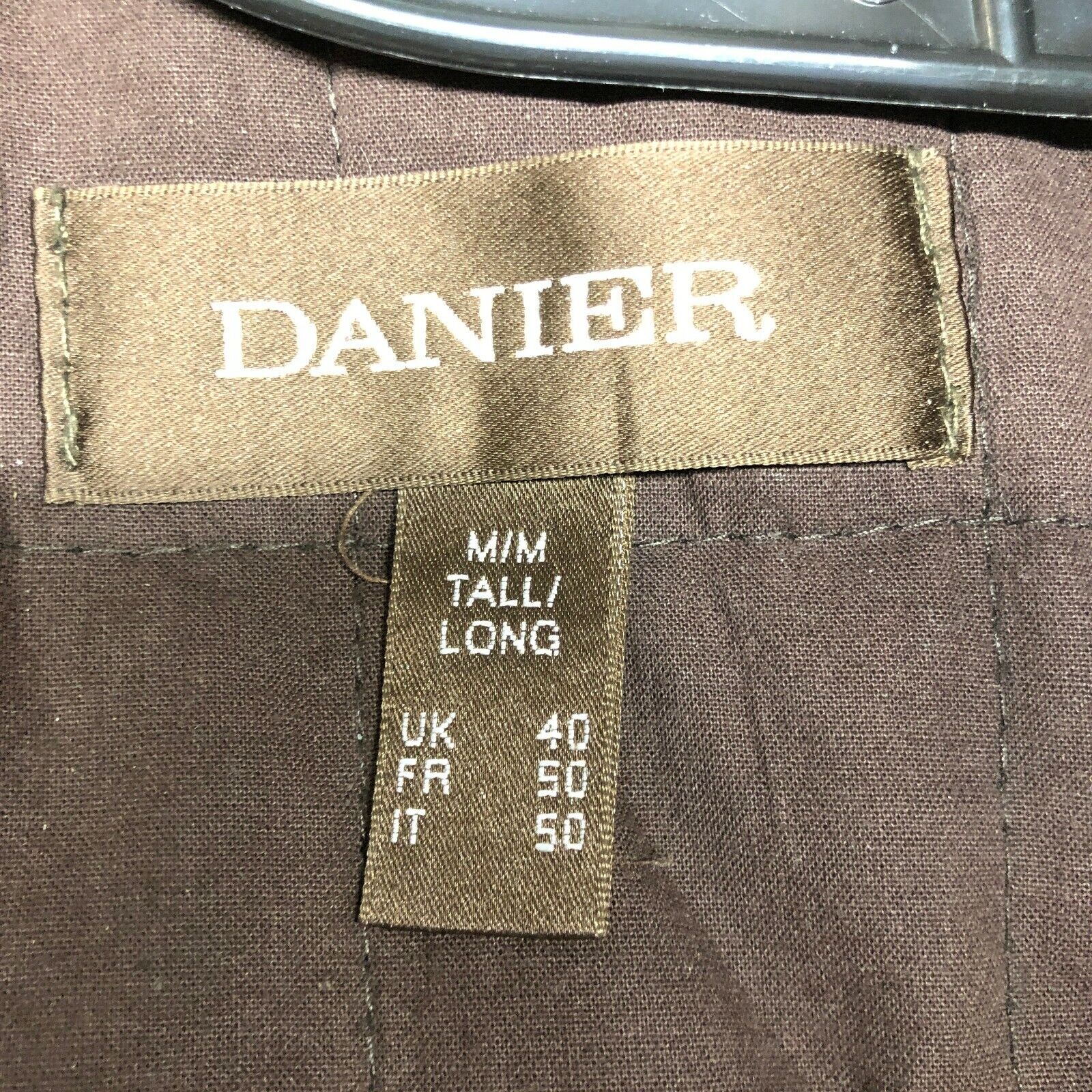 Danier Brown Leather Jacket Size M