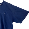 Vintage Nike Swoosh Chest Logo Navy Blue T-shirt Size XL
