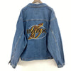 IMAX 25 Annyversary Embroidered Blue Medium Wash Denim Jacket Size XXL