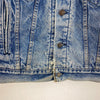 Levi Strauss Corduroy Collar Medium Wash Blue Denim Jacket Size 40