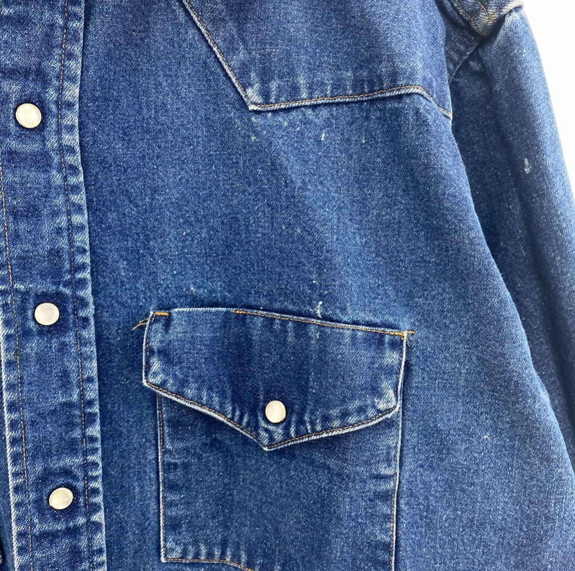 Carhartt Blue Shirt Jacket Size L Workwear