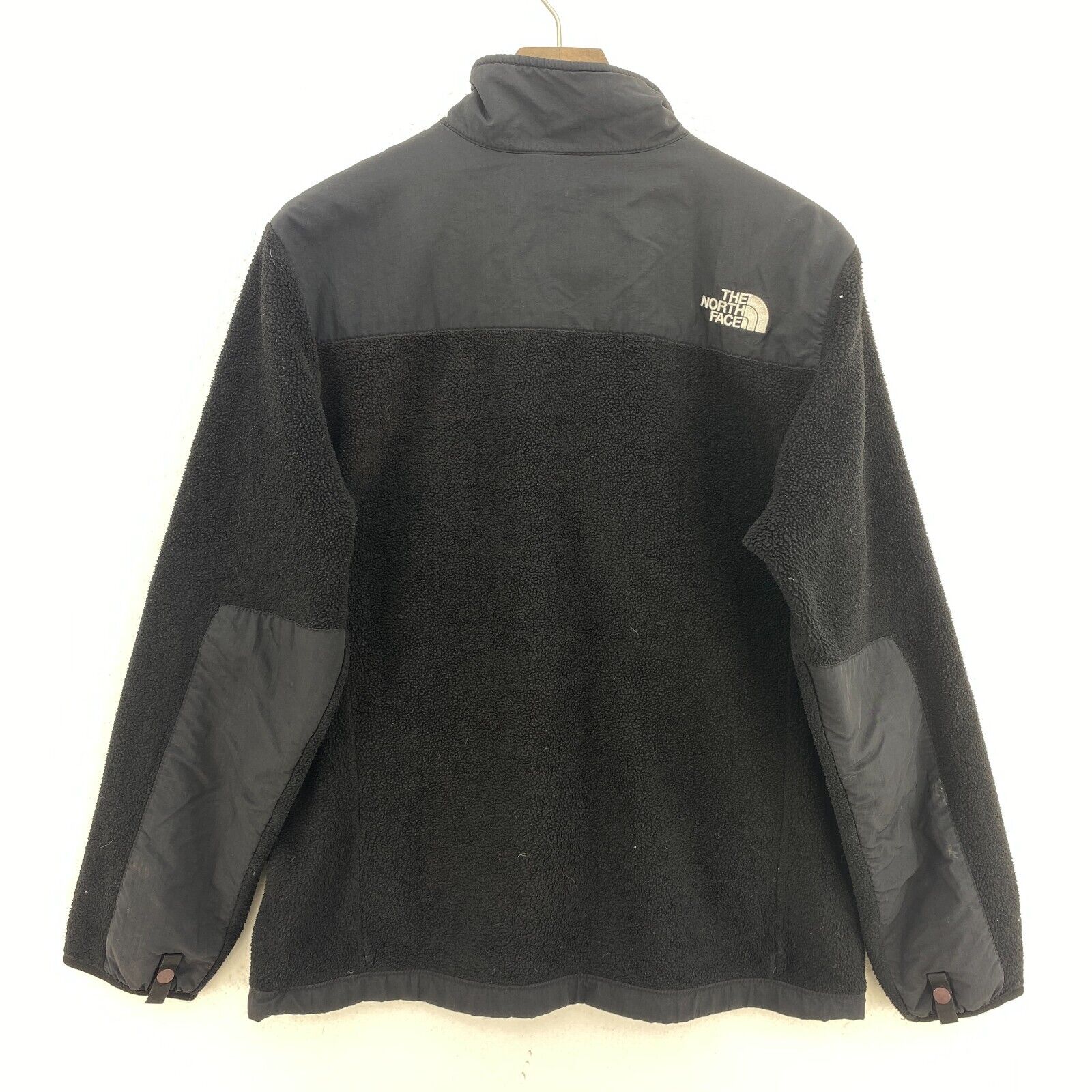 The North Face Full Denali Zip Black Fleece Jacket Size XL Girls