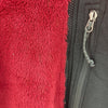 Vintage Mountain Hard Wear Red Fleece Deep Pile Burgundy Full Zip