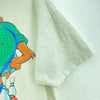 Tasmanian Devil Bowling 1995 Front and Back Print T-shirt Size L White
