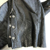Leather Chaps Motorcycle Black Size Small Riding Biker 90s