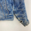 Levi Strauss Corduroy Collar Medium Wash Blue Denim Jacket Size 40