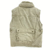 Eddie Bauer Goose Down Full Zip Earth Tone Green Full Zip Vest Jacket Size M