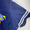 Vintage Disney Winnie The Pooh Hunny Navy Blue V-Neck T-shirt Size L