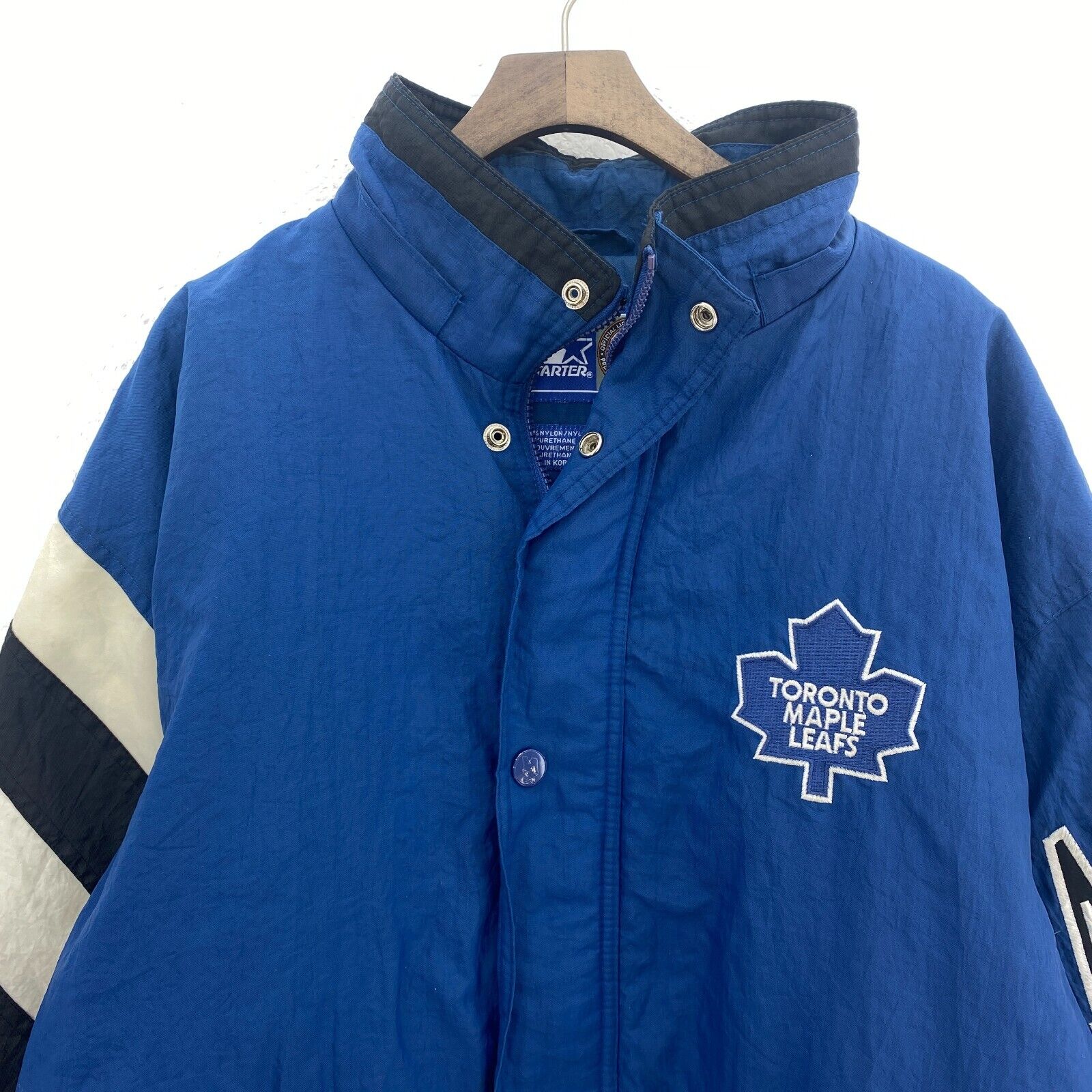 Starer Toronto Maple Leafs NHL Full Zip Insulated Jacket Size L