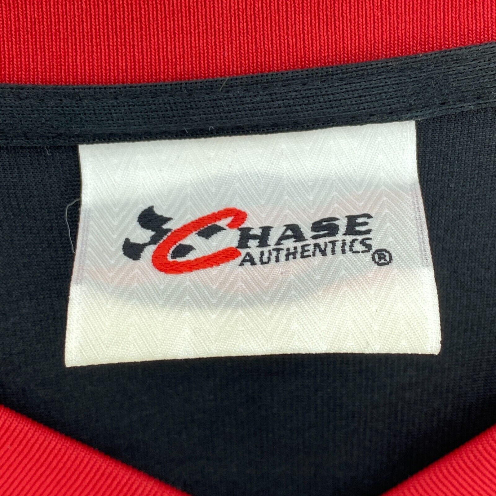 Vintage Chase Nascar Authentic Dale Earnhart Black Jersey Size XL