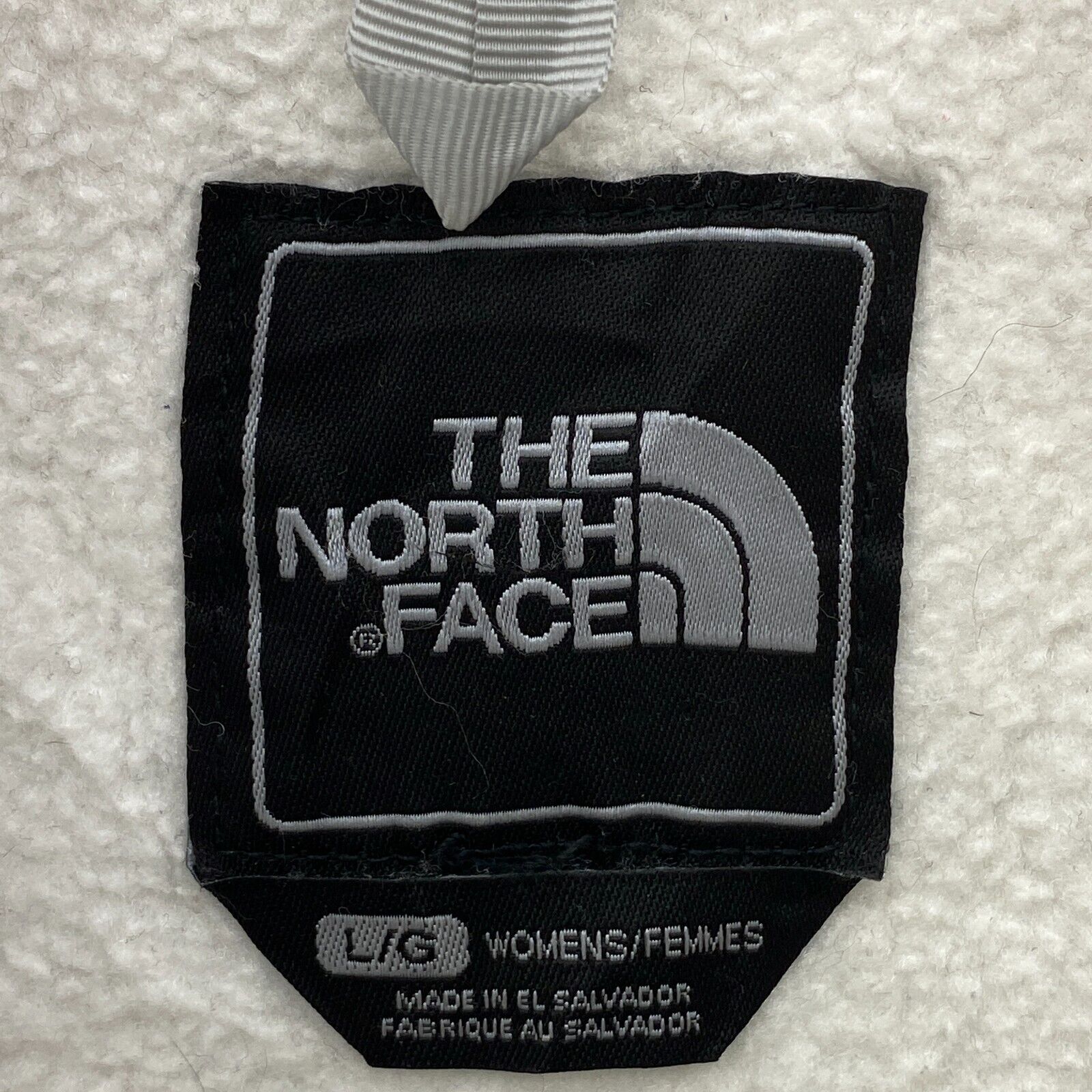 The North Face Women's Gray Full Zip Fleece Jacket Size L