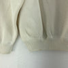 Tommy Hilfiger Embroidered Chest Logo Vintage White Sweater Size M
