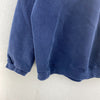 Nike Center Swoosh College Carolina Tar Heels Blue Distressed Sweatshirt Size XL