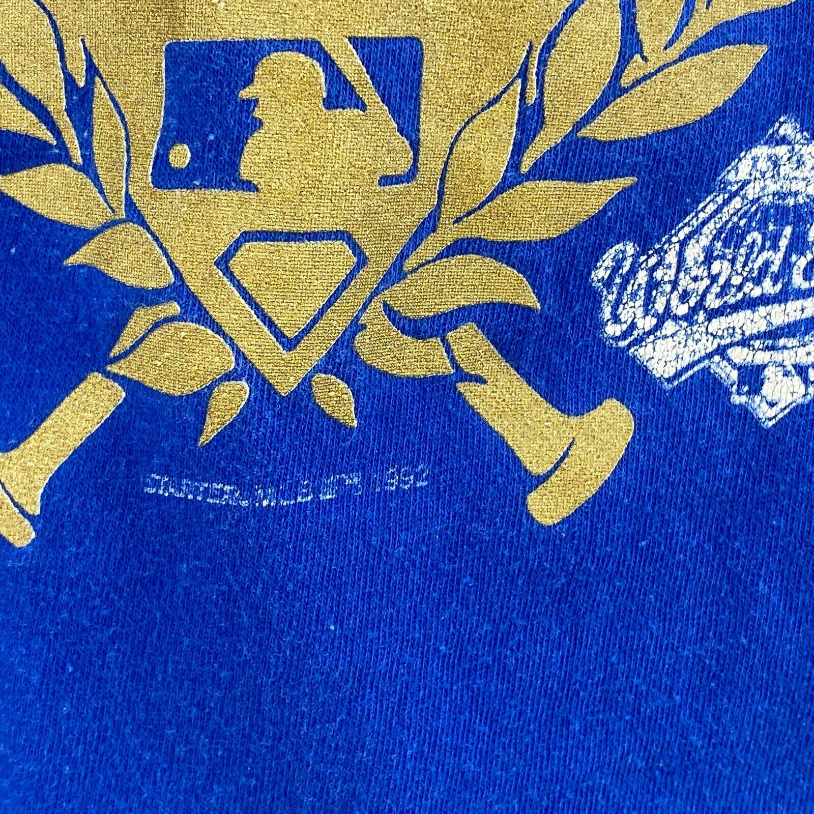 Starter 1992 World Series Champions Toronto Blue Jays MLB Blue T-shirt Size L