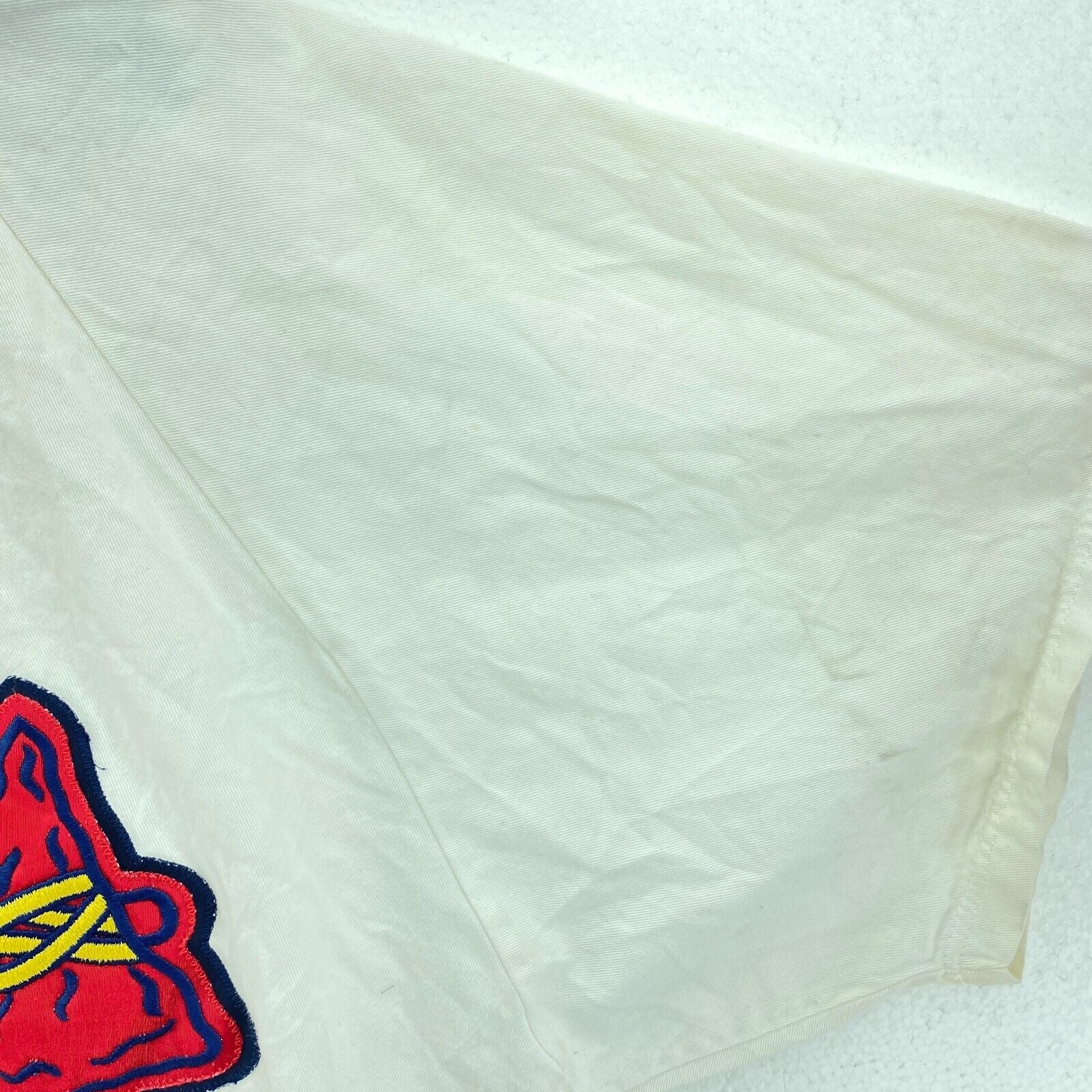 Russell Athletic Atlanta Braves Logo MLB White Jersey Size XL