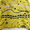 Vintage 1980s Space Expedition All Over Print Quarter Zip Yellow Sweatshirt 2XL