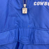 Logo 7 Dallas Cowboys Logo NFL Insulated Blue Jacket Size M 1/4 Zip