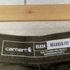 Carhartt Workwear Relaxed Fit Green Cargo Pants Size 35