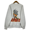 Vintage Nutmeg FSU Seminoles University Football Gray Sweatshirt Size L
