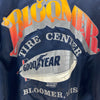 Good Year Bloomer Eagle Logo Snapped Bomber Navy Blue Jacket Size M