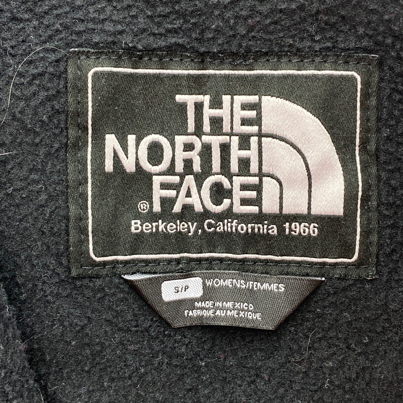 The North Face Denali Fleece Jacket Black Size S Women's Full Zip Up