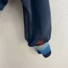 Good Year Bloomer Eagle Logo Snapped Bomber Navy Blue Jacket Size M