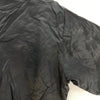 Vintage Swingster College Satin Snapped Black Bomber Jacket Size M