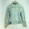 Levi Strauss Sherpa Denim Blue Light Wash Size XL Button Up