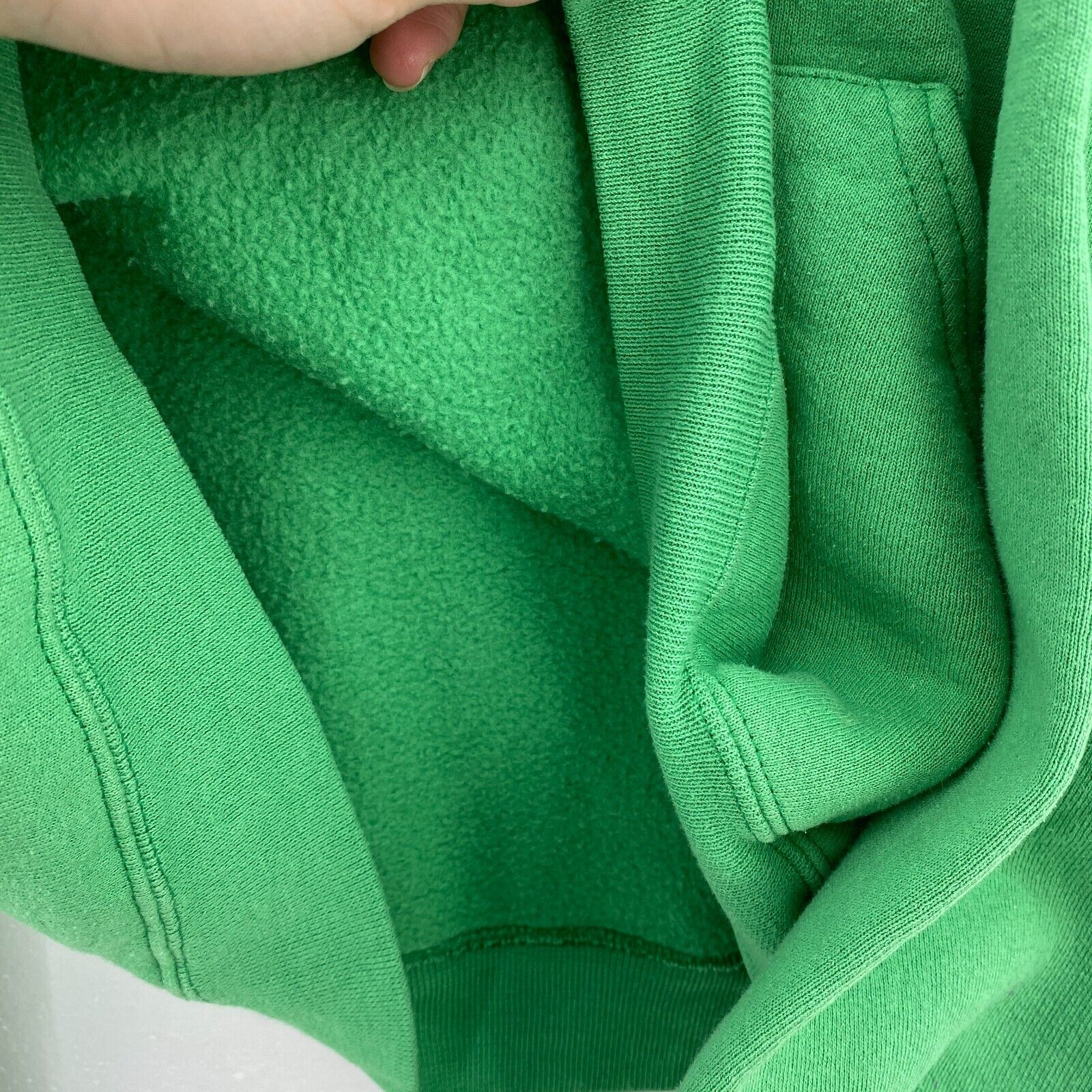 Russell Athletic Solid Green Sweatshirt Size M Hoodie