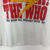 The Kids Are Alright Tour 89 Danger The Who White T-shirt Size S
