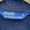 Vintage Polo Ralph Lauren Full Zip Bomber Cotton Navy Blue Jacket Size XL