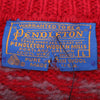 Pendleton Wool Knit Sweater Red Crewneck Size Large 90s
