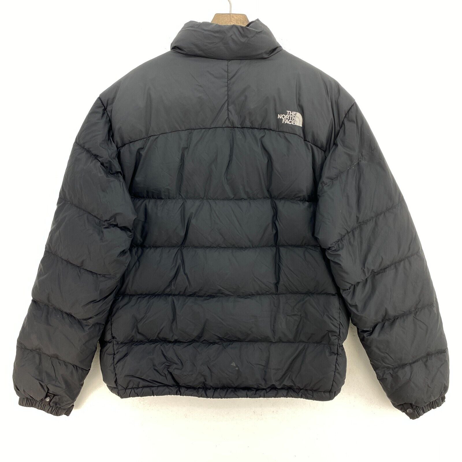 The North Face Nuptse 700 Down Filled Full Zip Insulated Black Jacket Size L
