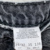 Levi's 634 Orange Tab Light Wash Black Demin Straight Jeans Size 32