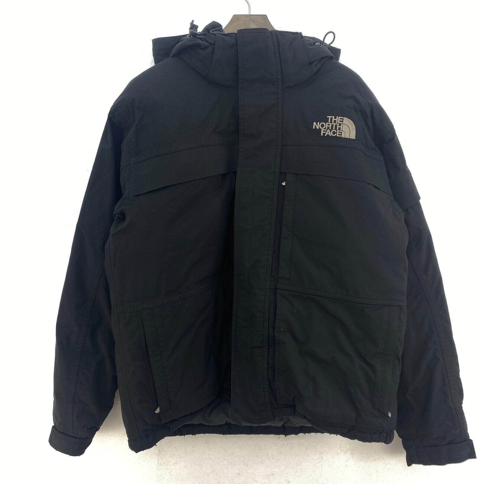 The North Face Full Zip Insulated Hooded Black Jacket Size M